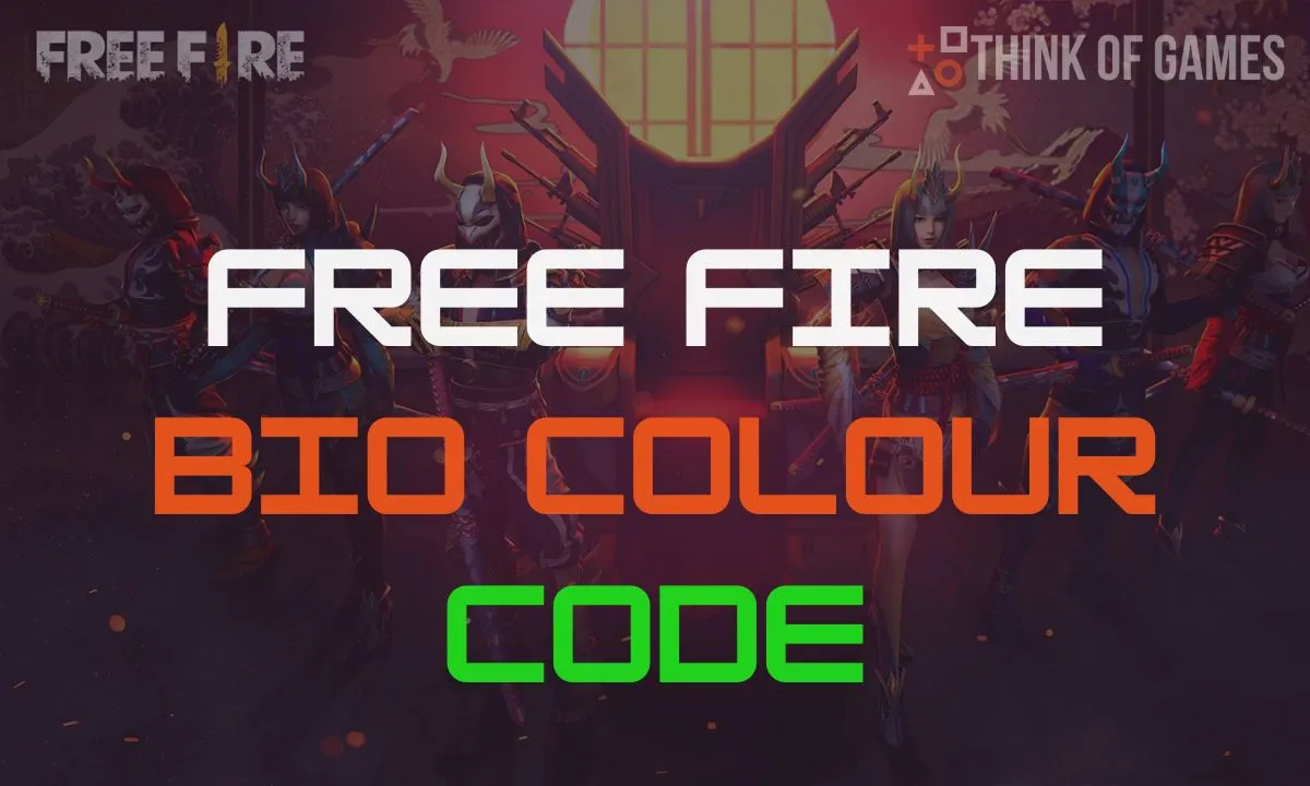 free fire bio colour code