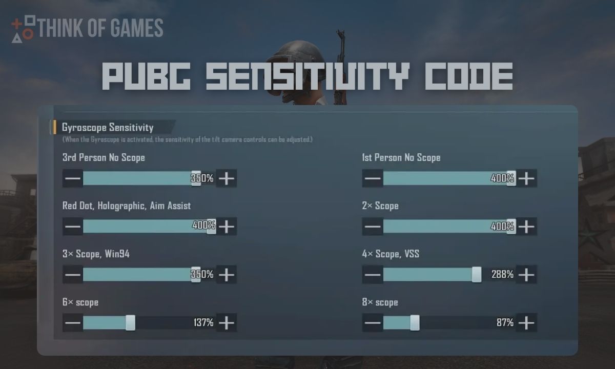 PUBG Sensitivity Code