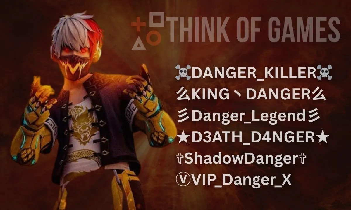 Free Fire Danger Name