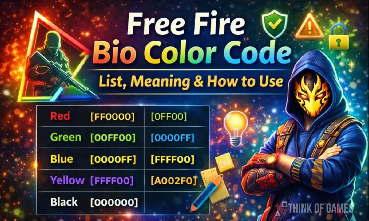 free fire bio color code